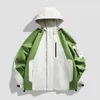 Mountain Outdoor Assault Suit de jaqueta à prova d'água para a jaqueta masculina da primavera e do outono combinando com casaco esportivo à prova de vento com capuz