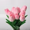 Decorative Flowers Real Baby Breath With Mini Pu Simulation Flower Party Home Decoration Floral Bouquet