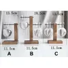 Transparante bolvaas met houten standaard bureaubladglasplanter voor hydrocultuurplanten Coffee Shop Room Decor 240423