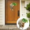 Decorative Flowers Artificial Hydrangea Ornament Front Door Basket Decoration Elegant Rattan Flower For Window Summer