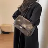 Shoulder Bags Korean Bag For Women 2024 Pu Leather Large Woman Crossbody Vintage Designer Chain Fashion Female Handbags Purses