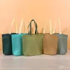 Storage Bags StoBag 25pcs Non-woven Tote Shopping Fabric Portable Color Eco-friendly Reusable Large Pouch Custom Logo(Extra Fee)