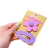 Accessoires de cheveux Clips mignons Fashion Girls Flower Pin Gift