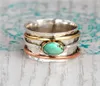 Bohemian Natural Stone Rings for Women Men Vintage Turquoises Finger Fashion Party Wedding Jewelry Accessories9425886