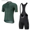 Set di maglia ciclistica set santici set di ciclismo estivo pezzetto per ciclismo cortometraggi MTB Maglie estate Sport Cycling Bike Short Bike Jersey L48