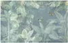 Wallpaper Custom 3D Wandbild Tapete Nordic Vintage handbemalte tropische Pflanzen TV-Hintergrund Wand Dekorative Malerei