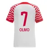 2023 24 Forsberg Poulsen Mens voetbaltruien Olmo Haidara Laimer Szoboszlai NKunku Home Away Special Edition voetbal shirts volwassen uniformen