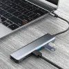 İstasyonlar USB HUB 3.0 Tip C - USB 3.0 Dock İstasyonu Multi USB Sıçrağı Oower Adaptör 4/7 Port RJ45 4K MacBook Pro dizüstü bilgisayar aksesuarları