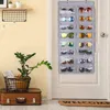Storage Bags Glasses Hanging Bag Wall-mounted Foldable Sunglasses Dust-Proof Wall Pocket Eyeglasses Display Case