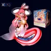 Figuras de brinquedo de ação One Piece Shirahoshi Hold Luffy em figuras de ação manual Modelo Doll Toys