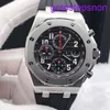 Highend AP nadgarstek Watch Royal Oak Offshore Series 42 mm kalendarz Red Devil Wampir Automatyczne mechaniczne zegarek mechaniczny Stal 26470st.OO.A101CR.01 Black Disc