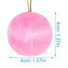 Decorative Flowers 30 Pcs Spherical Christmas Snow Globe Pendant Prom Decor Tree Bauble Colored Thread Festival Ball