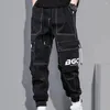 Men's Pants Secure Pocket Cargo Trousers With Drawstring Waist Multiple Pockets Ankle-banded Design For Daily Sports