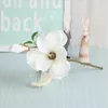 Fiori decorativi mini magnolia fiore artificiale decorazione domestica interno decorazione creativa in seta corta atmosfera di piante rami