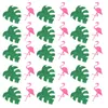 Decoração de festa Flamingo Confetti Decorações de Natal Cena enchendo o layout não tecido Props com ornamentos havaianos do bebê temático