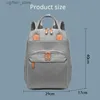 Diaper Bags New Extended Baby Bed Mommy Bag with Large Capacity and Urinary Spacer Multi Layer Mother Travel Backpack Diaper Bag With USB L410