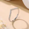 REARS CLUSTER RINGS الأزياء الفاخرة S925 Sterling Silver Platinum PT950 VVS D COLL MOISSANITE Diamond Propelectile Ring Ring For Women