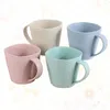 Wine Glasses 4 Pcs Toothbrushes For Children Drink Cup Cups Summer Wheat Mugs Water Straw Travel