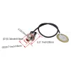 Kablolar 3pcs piezo dönüştürücü mikrofon pikap jak mikrofonu gitar diy için kontak değiştirme