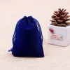 Gift Wrap S 10/50pcs Coloful Velvet Bag Jewelry Packing Drawstring Pouches 8x10 9x12 10x15cm