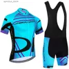 Cycling Jersey Sets New Fluor Green Cycling Jersey ORBEA ORCA Bike Jersey Shorts Set Men Women Quick dry Ropa Ciclismo Pro Bicyc T-Shirt Clothing L48