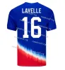 S-2XL 2023 2024 الولايات المتحدة بوليسيك كرة القدم الفانيلة McKennie Reyna McKennie Weah Swanson USAS Morgan Rapinoe 1994 Men Woman Kids Kids Shirt