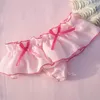 Calcinha feminina sexy feminino lança laca arco de renda ver através de cuecas calcinhas de biquíni de calcinha