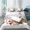 Set di biancheria da letto Yi Chu Xin Luxury Christmas Set Bwin Size Copertulato per neve per neve da neve con cuscino a letto a doppio letto a doppio regalo per bambini