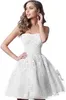 Short Homecoming Dresses Appliques Lace-up Strapless Tulle Ball Gown Plus Size Cocktail Formal Occasion Cocktail Prom Party Graudation Gowns Hc19