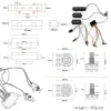 Cables 3 Band Equalizer EQ Preamp Circuit Bass Guitar Tone Control Wiring sele och JP Pickup Set for Active Bass Pickup