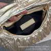 lady beach bag wander Sheepskin Leather Handheld Underarm Bag miuimiui Folded Cloud Bag Fashion Trend Dumplings Womens Bag Crescent Bag