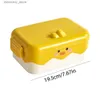 Bento Boxen Edelstahl Iittle Yellow Enten Bento Box mit Doppel-Side-Lockin-Clips Lunchbox 1000 ml für Arbeit/Schule/Büro und Reise L49