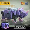 52Toys Beastbox Rhyden 변형 장난감 수집 가능한 변환 액션 피겨 소년을위한 여러 가지 선물 선물 240402