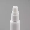 Flaskor 500st Clear Round Rainoble Lotion Bottle 30 Ml 1oz Pet Plastic Portable Pump Tom Parfyes Container Accessory