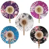 Figurines décoratives poche de fleur japonaise pliage pliant ventilateur rond cercle de fête de fête de décoration cadeau dropship