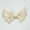 New Year's Headpiece, Bow Ponytail Temperament, Organza, Back of Head Hair Clip, Curly Hair, Fashionable Spring Clip