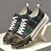 Casual Shoes 2024 Spring Autumn Designer Canvas Man Sports Board Platforme Sneakers