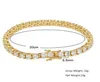 3 мм 4 мм 5 мм 7 Quot 8quot 9quot Silver Gold Rosegold 5a кубический цирконий Iced Braclets Bling Chain Hiphop Tennis Ankletbracelet2318213