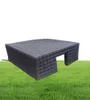 Новое Arriver Black 8x8x38m Black Cube палатка надувные надувные кубические шатк -квадрат Party Party Cinema Mustized5675742