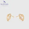 Bengelen oorbellen xuping sieraden mode elegante hartvorm gouden kleur voor vrouwen mooie temperament kerstwens geschenken s00112550