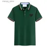 Polo's Designer Mens Polos Polos Polos Klassieke shirts Men Luxe Polos Casual Mens T-shirt P Letter Afdrukken Borduurwerk Mode High Street Man Tee S-4XL L49