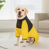 Dog Apparel Winter Padded Thick Waterproof Windproof Snowproof Medium And Large Labrador Pet Cotton Coat Clothing Customizable