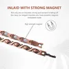 Ссылка браслетов Befoshinn Модный магнитный магнитный 6 мм женский ювелирный браслет мода мода Pure Copper Health Bargle