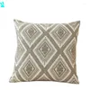 Pillow Embroidered Luxury Covers Warm Ultra Soft Jacquard Pillowcase 45x45cm Throw Cover For Home Decor