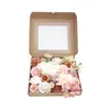 Fiori decorativi bouquet rosa di seta a prezzi accessibili - finto e piante per matrimoni eleganti artificiali