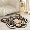 Carpets Cartoon Tiger Style Bedroom Large Carpet Living Room Sofa Coffee Table Flocking Thickened Bedside Mat Floor