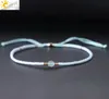 CSJA 2018 Braccialetti di perline Miyuki azzurro 2018 Pulseira femminina Fashioni a catena fatta a mano Bracciale per piccole dimensioni di semi di piccole dimensioni JE7456026