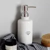 Liquid Soap Dispenser Nordic Ceramic Split Bottle Modern Lotion Hand Sanitizer Hair Conditioner Dispensing Badrumstillbehör