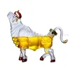 牛の形をしたスタイルホームバーウイスキーデカンタ酒スコッチバーボンワインボトル250ML1000MLバーバレル240415