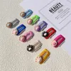 Appareils pour chien 5pcs Cartoon Claw Imprimer Clip Clip Clip Puppy and Cat Beauty Products Simple plusieurs couleurs pour choisir les accessoires